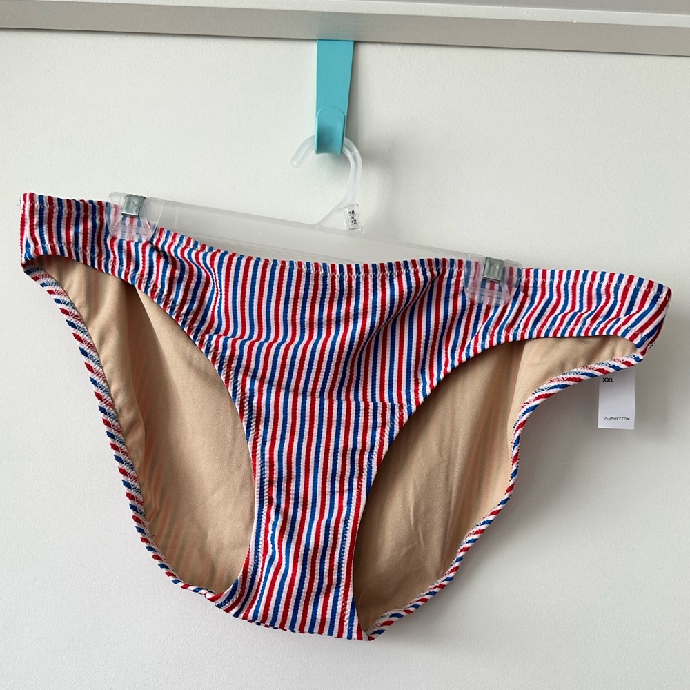 Old Navy Striped Bikini Swim Bottom
